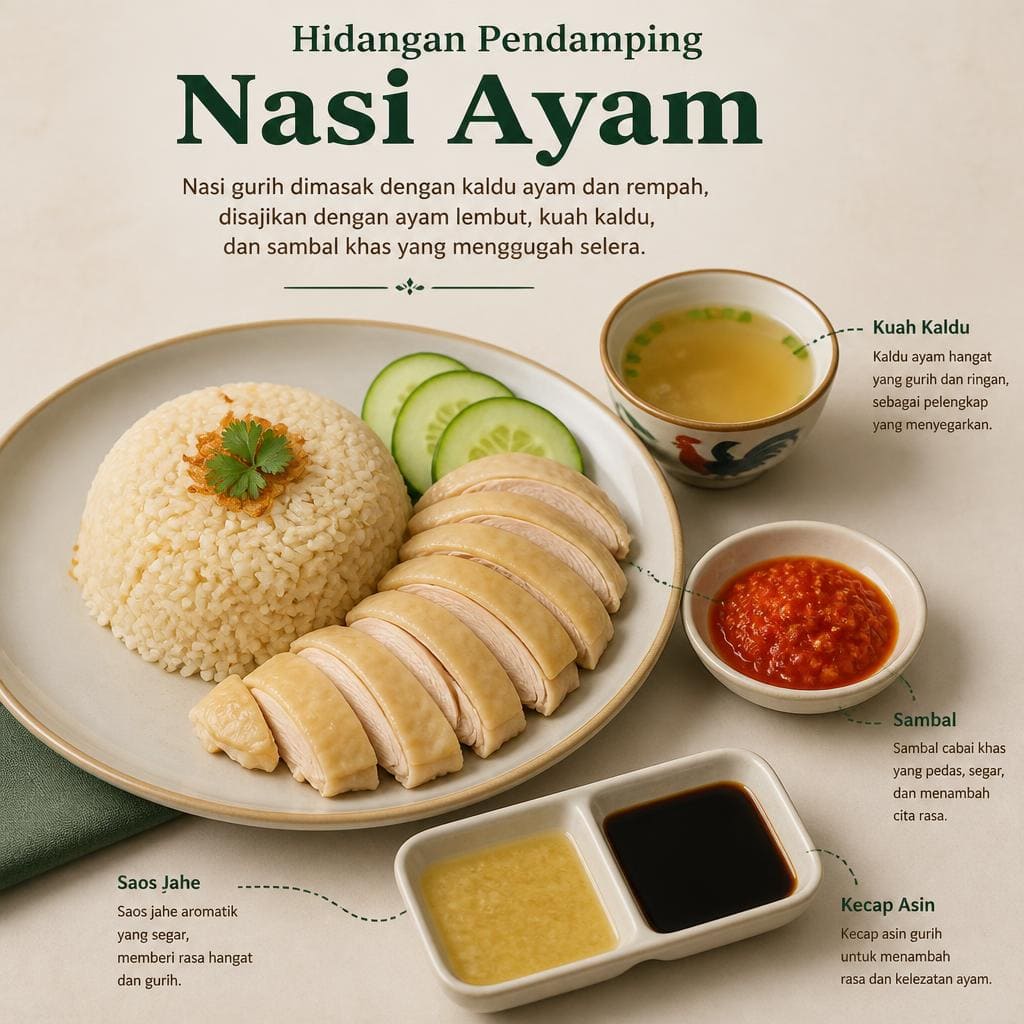 Nasi Ayam dari kategori hidangan pendamping Gopek House